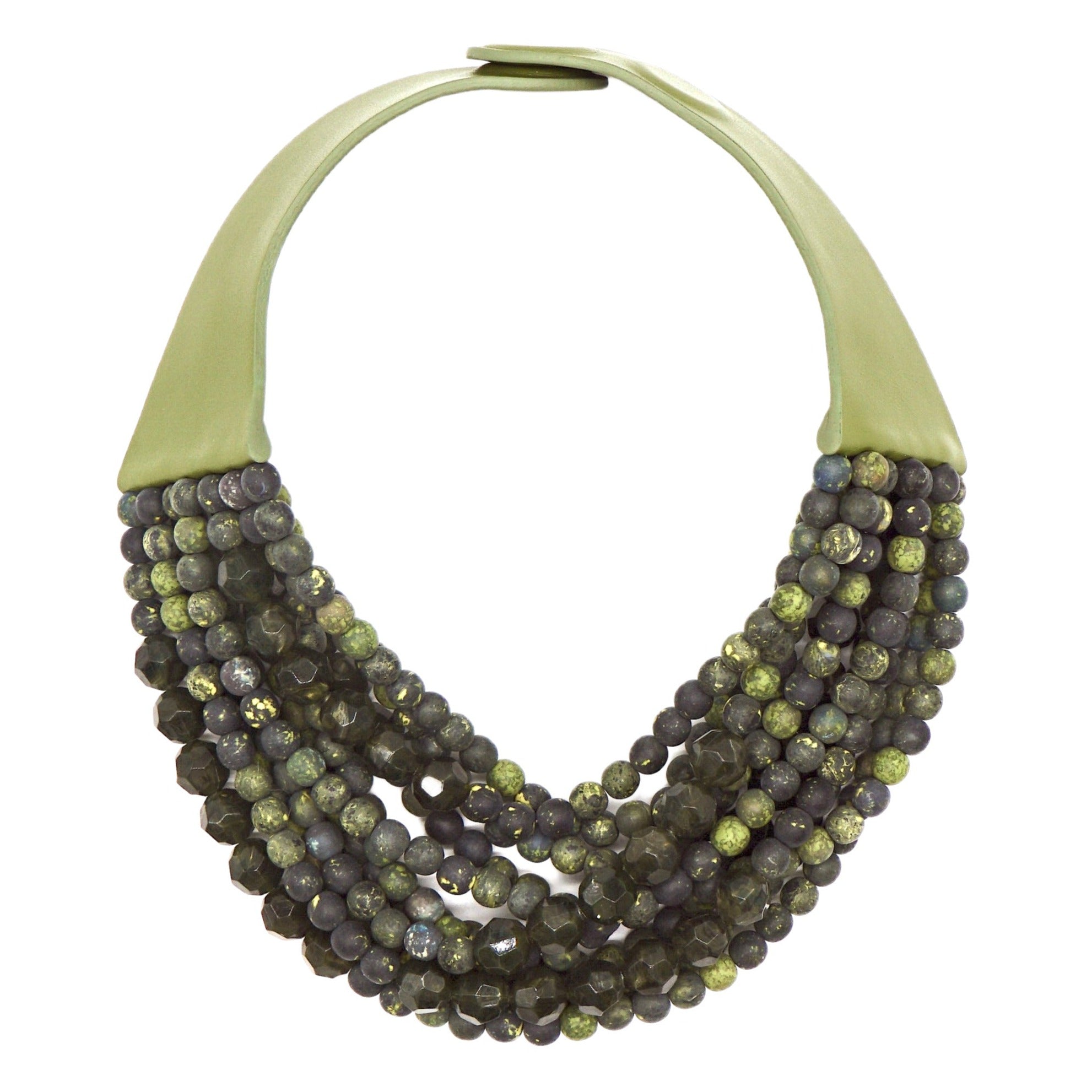 Marble Moss Necklace
