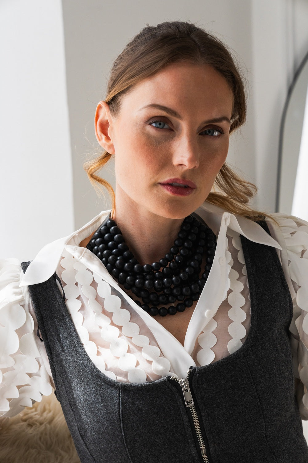 Bella Matte Black Necklace -  Fairchild Baldwin