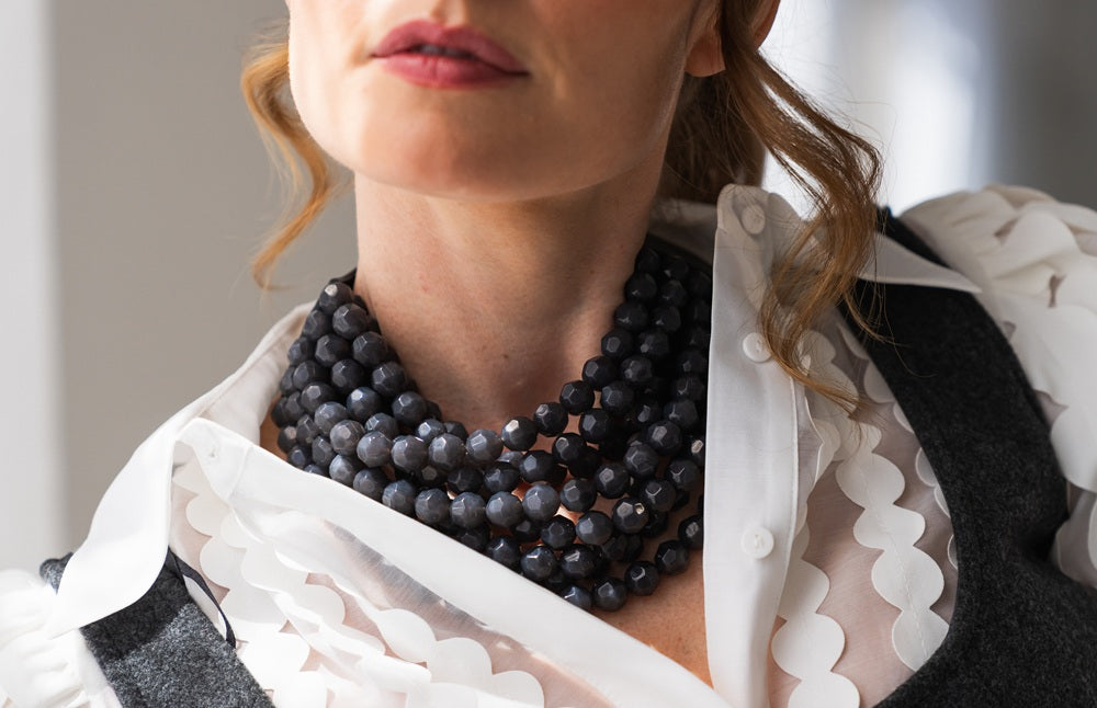 Bella Anthracite Necklace -  Fairchild Baldwin