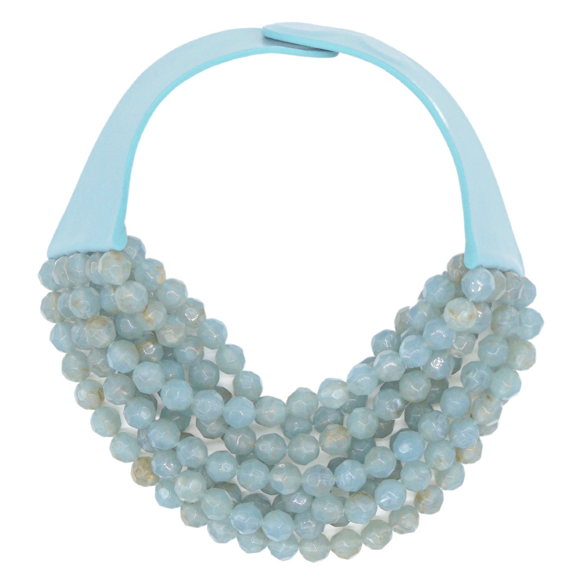 Blue Seaglass Necklace