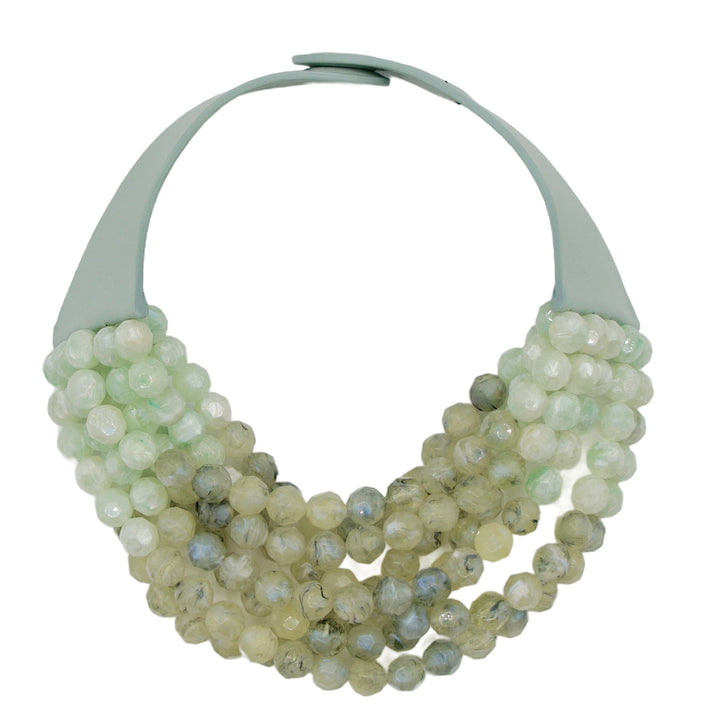 Gradated Bella Pearlized Citrine Necklace