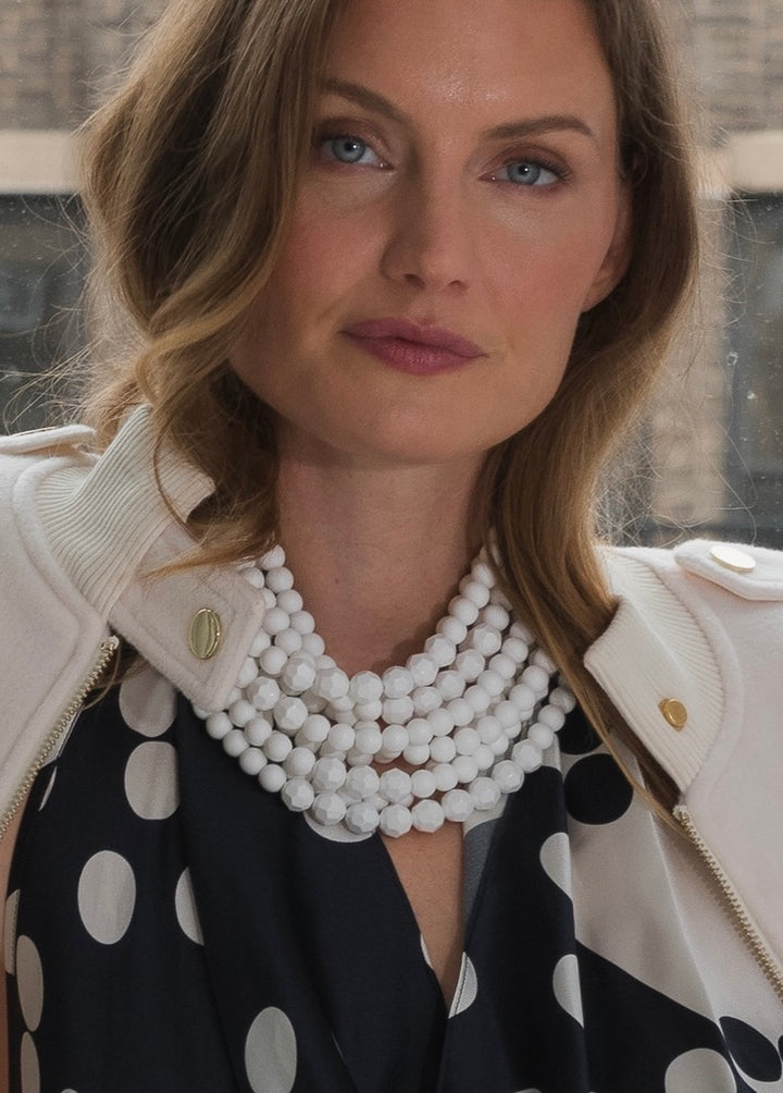 Bella Pure White Necklace -  Fairchild Baldwin