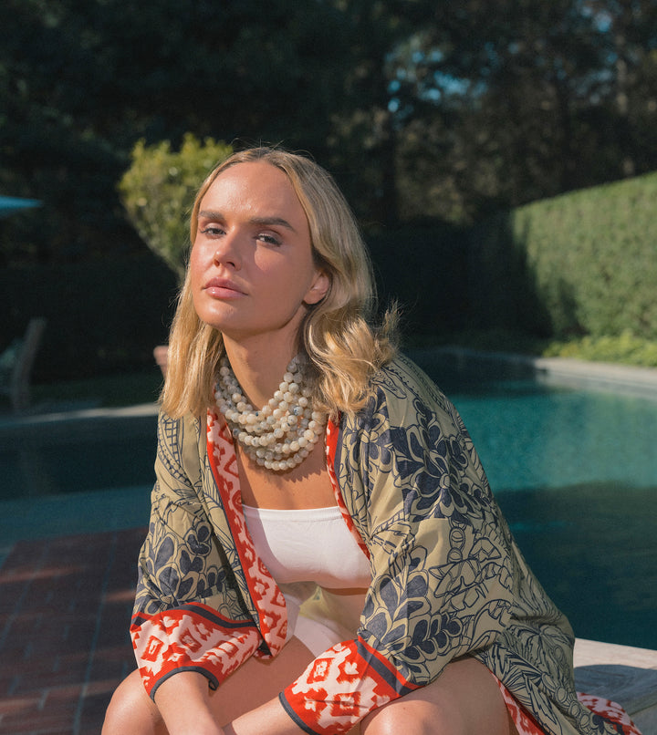 Bella Grey Tortoise Necklace