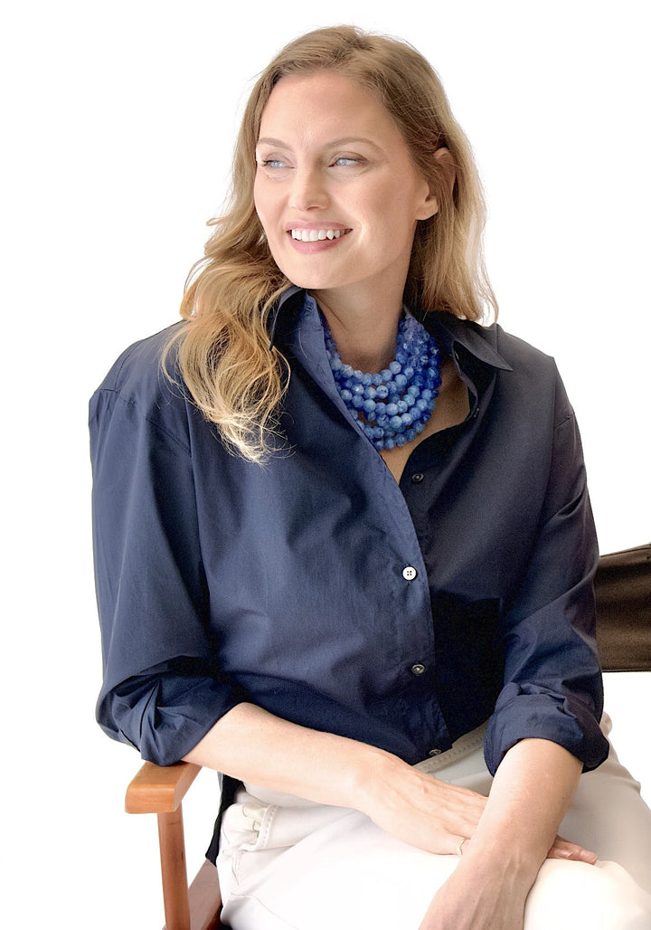 Gradated Bella Ischia Cornflower Necklace