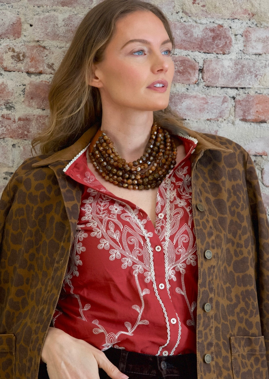 Bella Grace Deep Havana Necklace