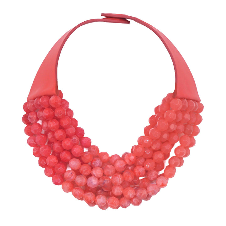 Bella Three Tone Gradated Sicily Coral Necklace