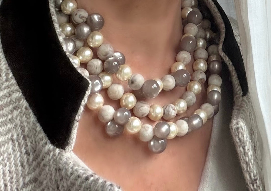 Gisella Cashmere Earth Necklace -  Fairchild Baldwin