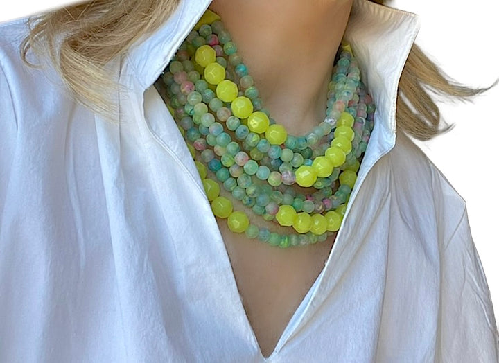 Marcella Lime Necklace