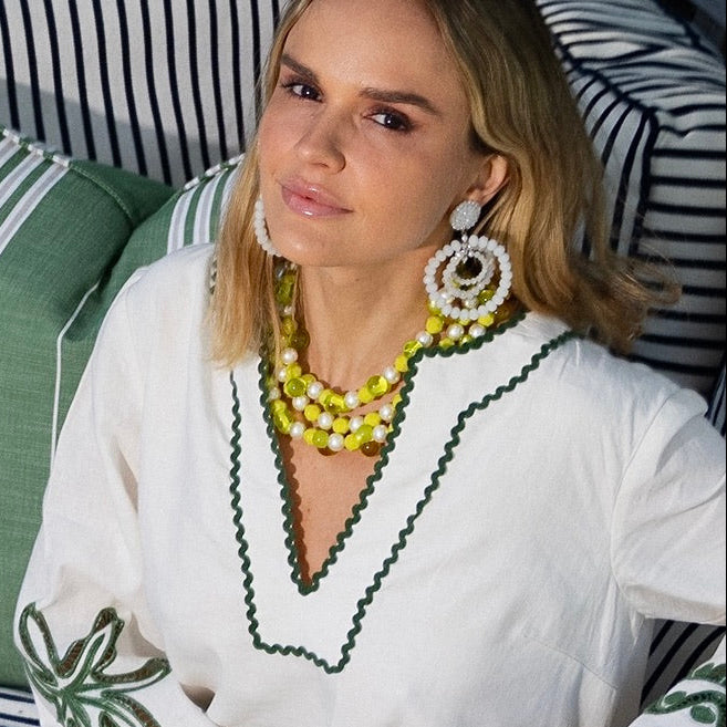 Gisella Chartreuse Necklace