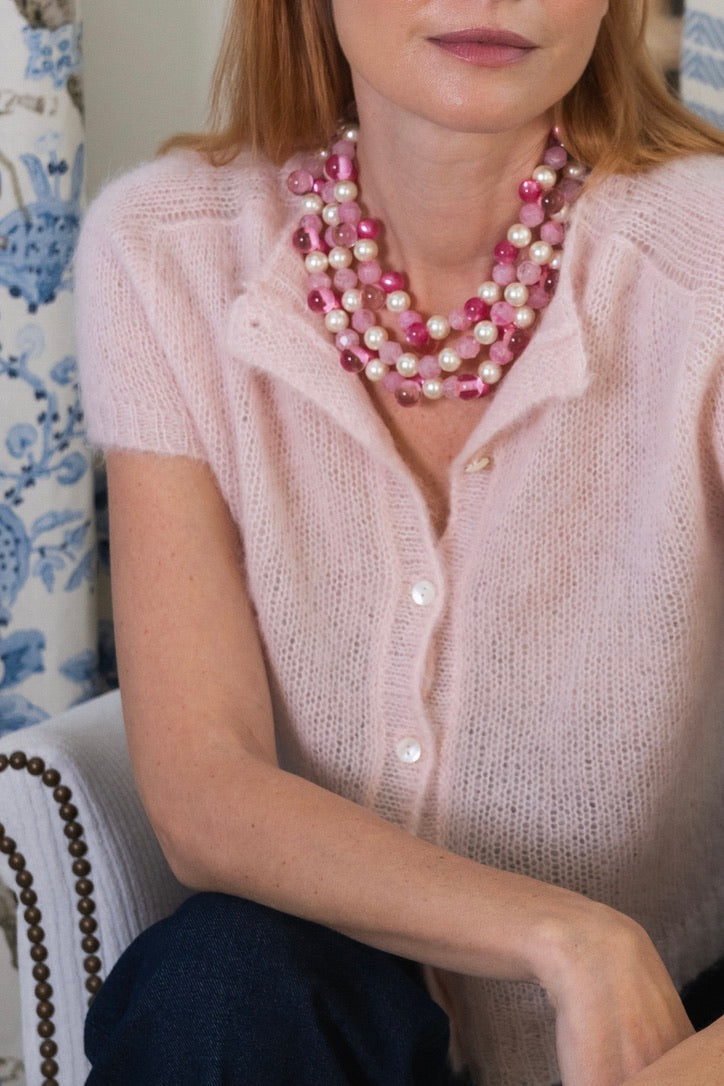 Gisella Pink Blush Necklace