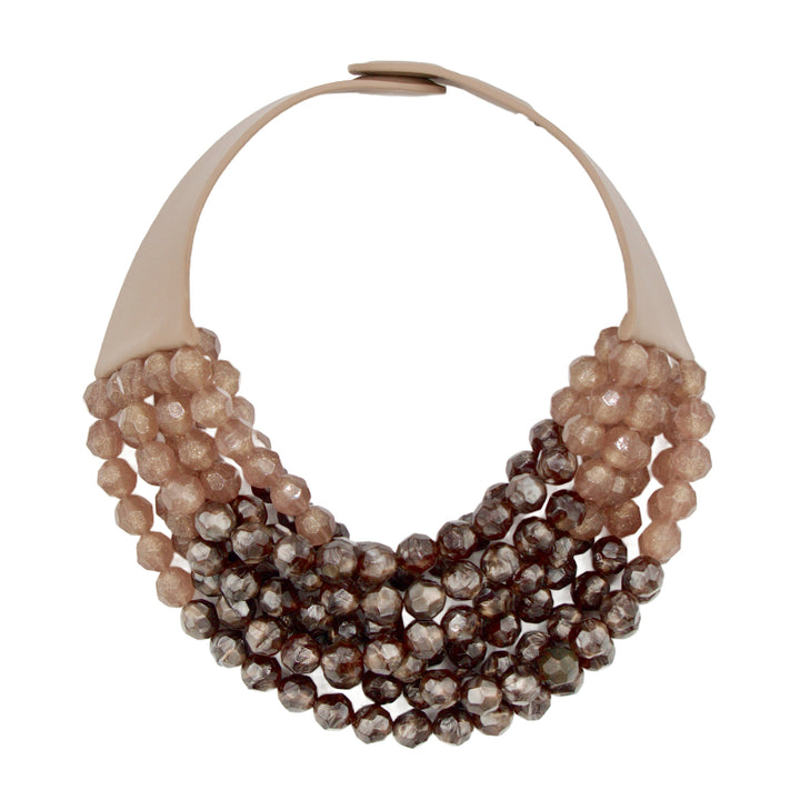 Gradated Bella Golden Pewter Necklace -  Fairchild Baldwin