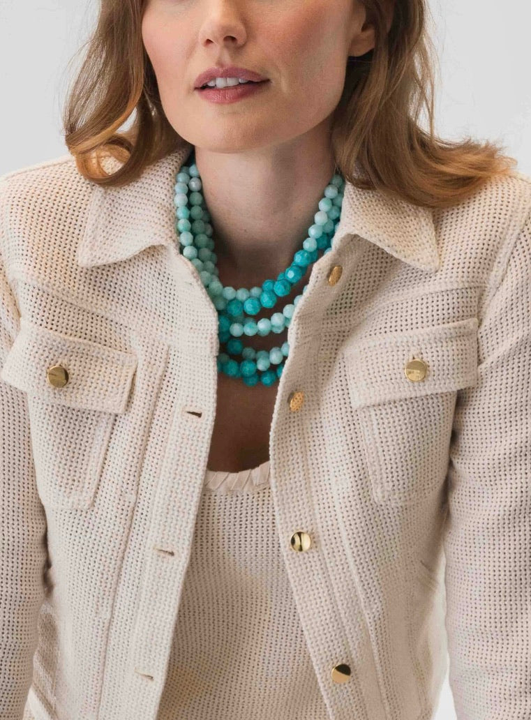 Bella Grace Aqua Necklace