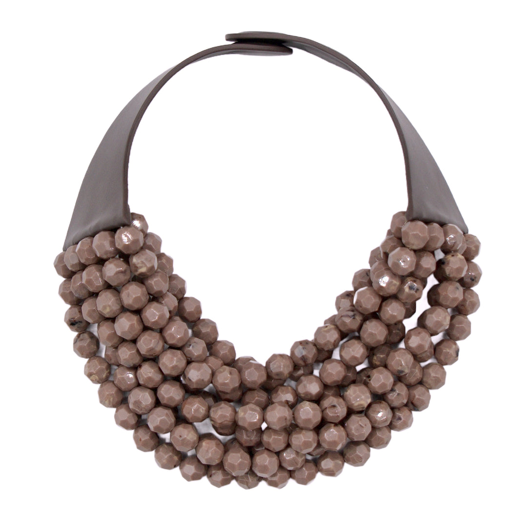 Bella Marble Mauve Necklace -  Fairchild Baldwin