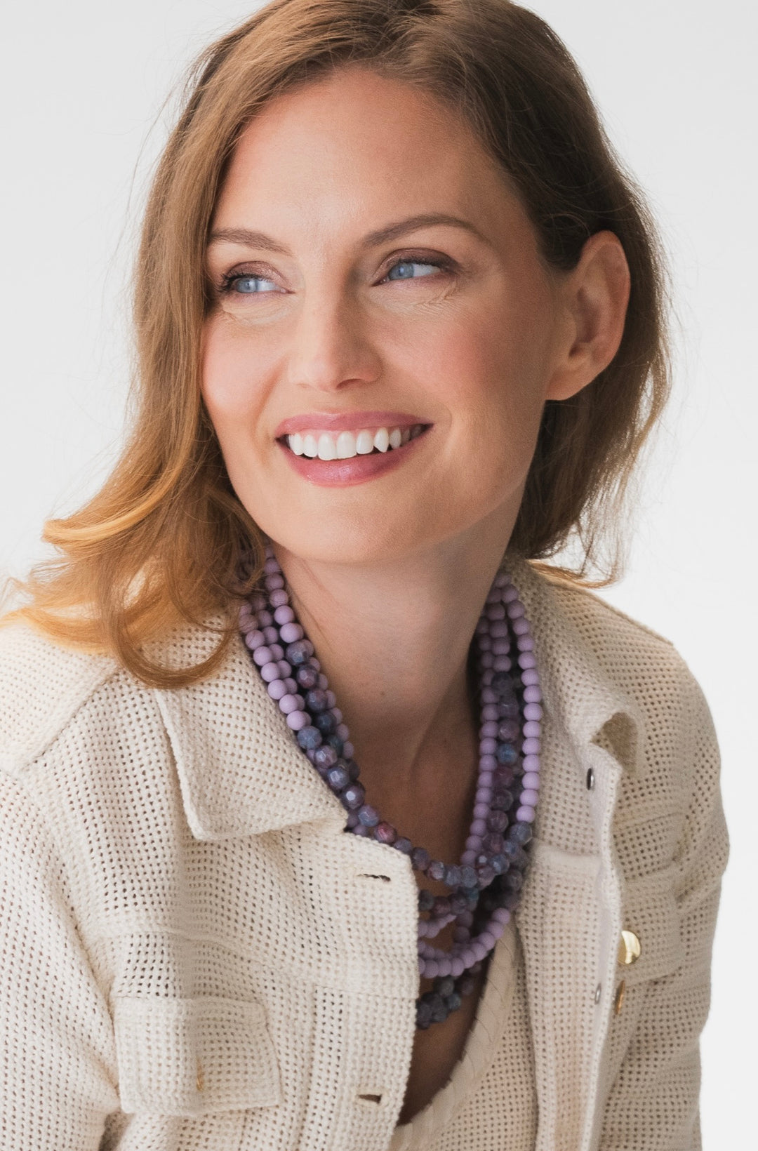 Helena Orchid Necklace