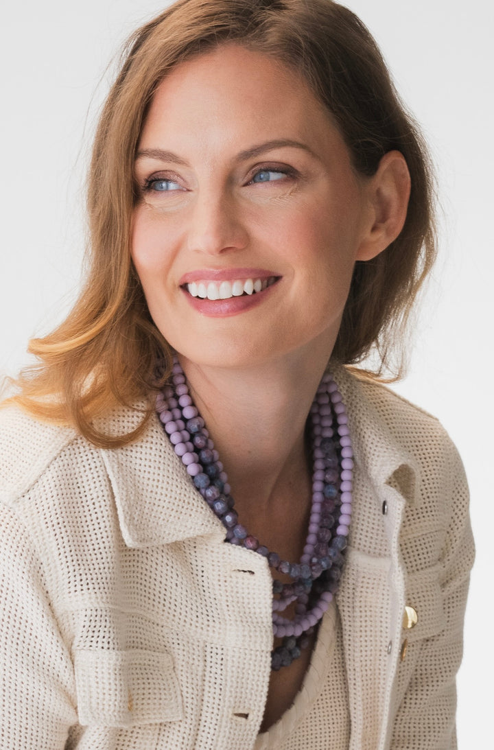 Helena Orchid Necklace