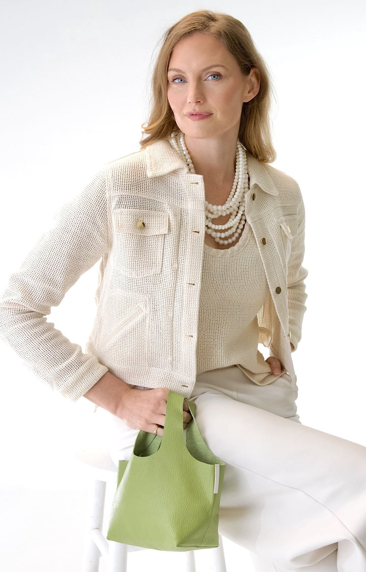 Helena Pearlized White Necklace