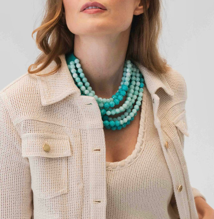 Bella Grace Aqua Necklace