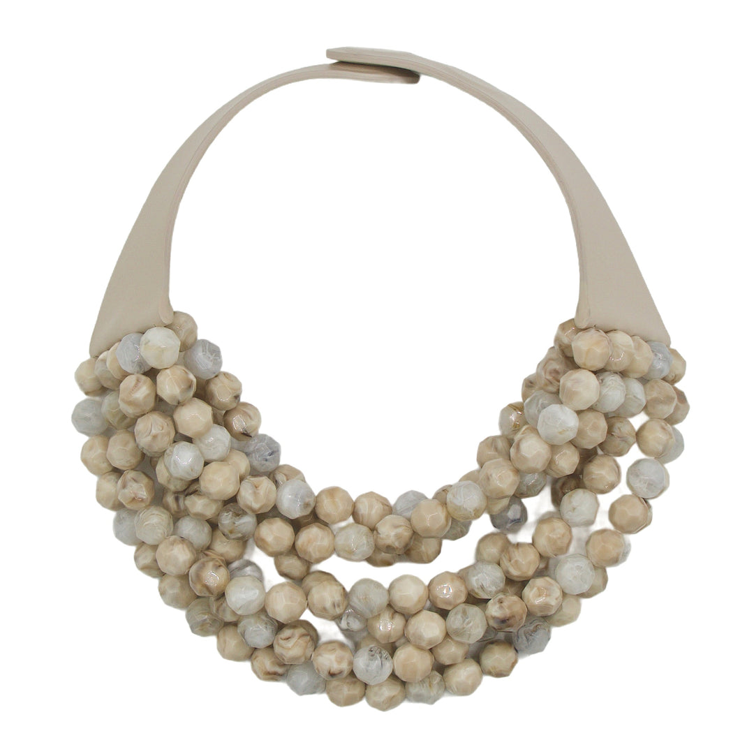 Bella Marble Stone Mineral Necklace -  Fairchild Baldwin