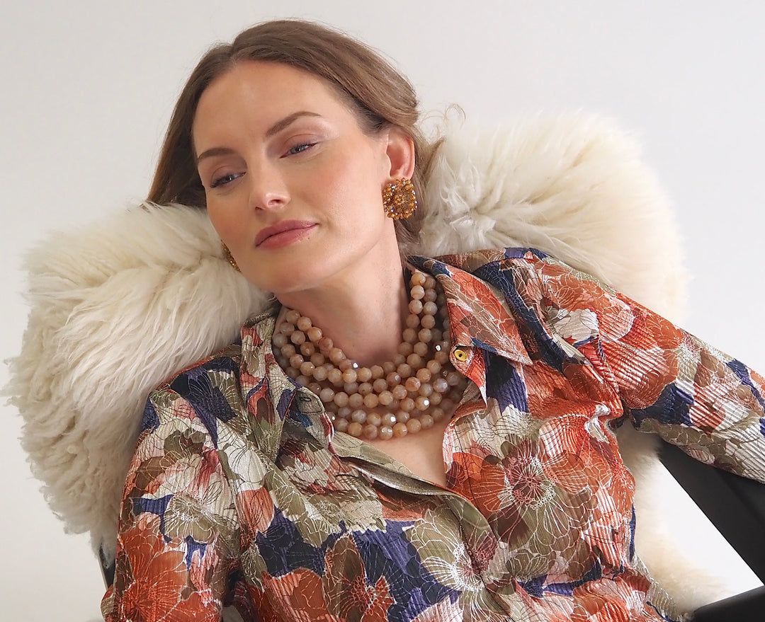 Bella Marble Earth Necklace