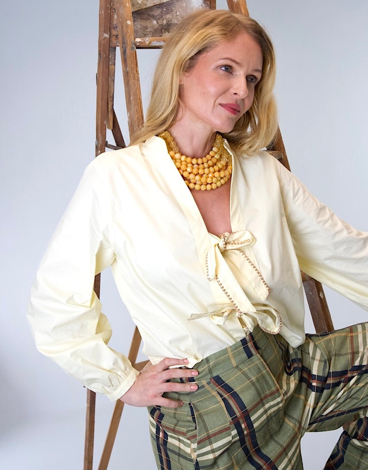 Gradated Bella Marble Yellow Necklace