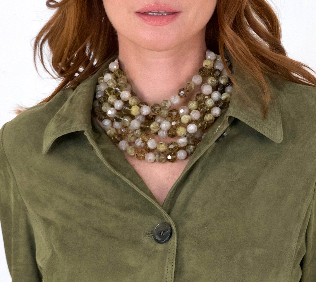 Bella Three Tone Autumn Spice Necklace