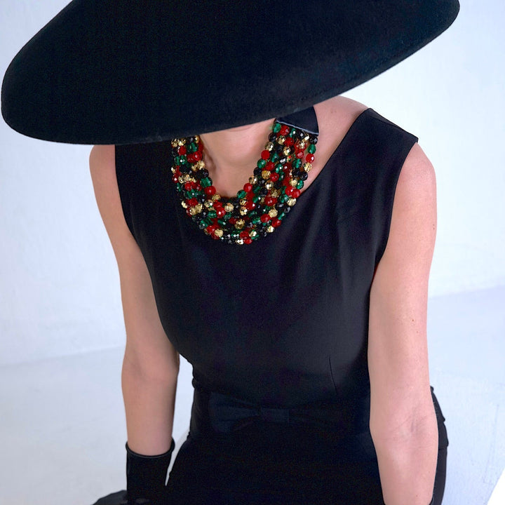 Medium Bella Holiday Glass Necklace -  Fairchild Baldwin