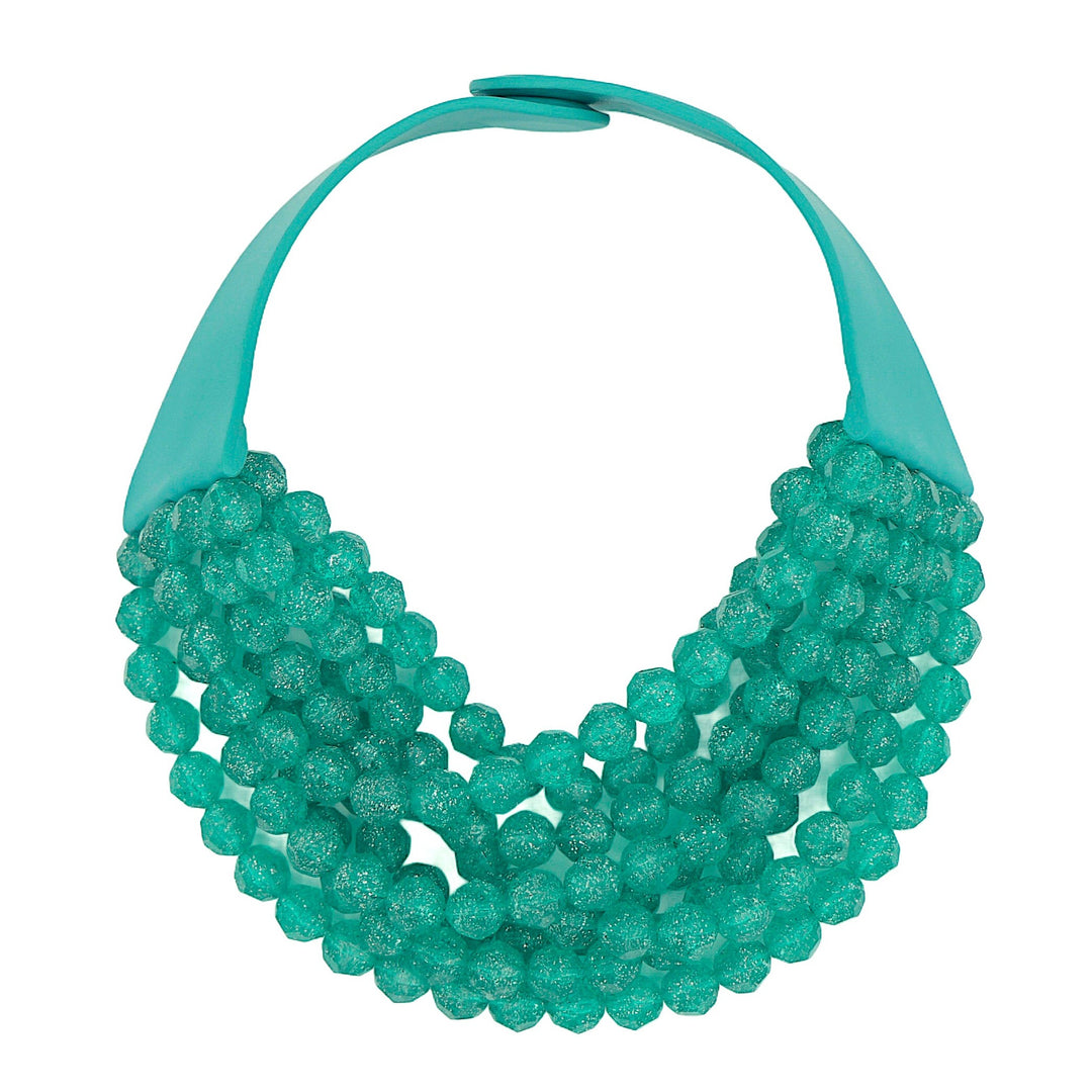 Bella Aquamarine Shimmer Necklace