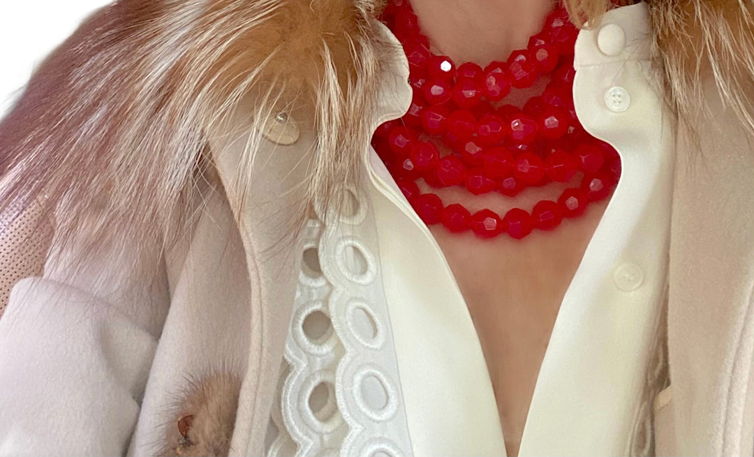 Bella Summer Red Necklace