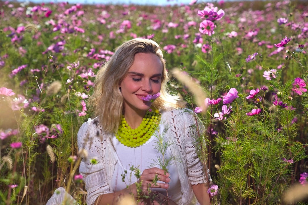 Gradated Bella Lime Necklace