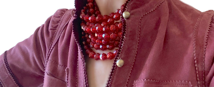 Bella Oscar's Red Necklace
