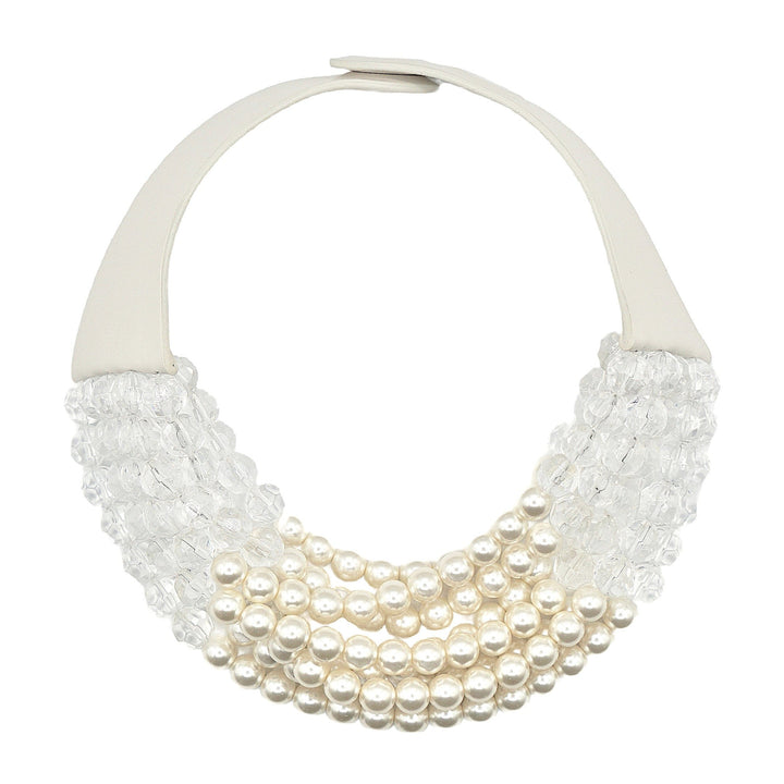 Bella Two Tone Pearl/Lucite Necklace