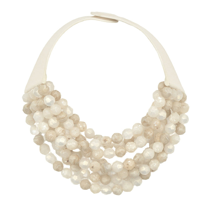 Bella Three Tone Summer Neutral Necklace