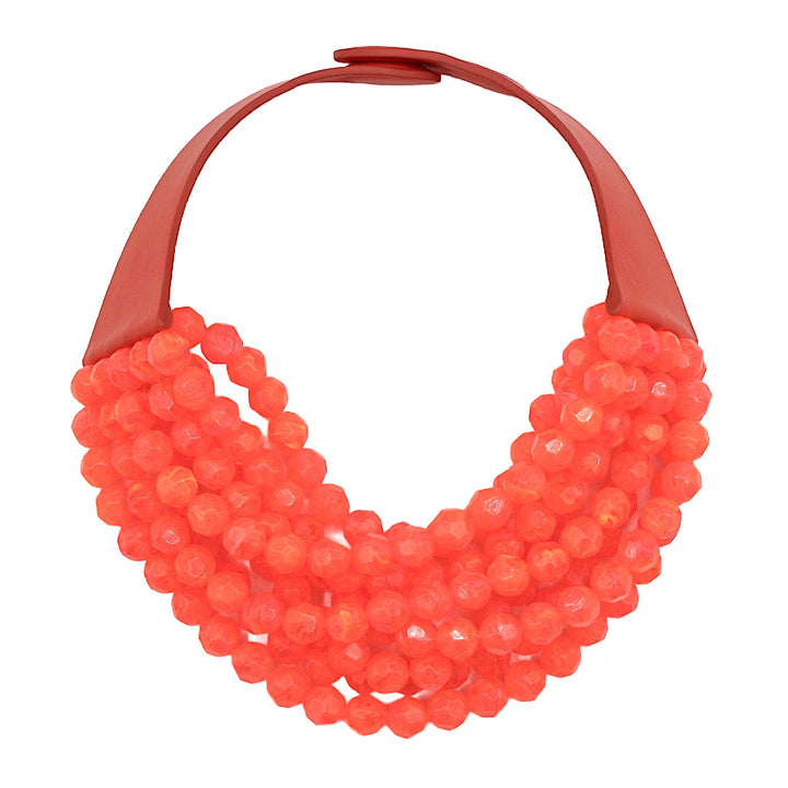 Bella Orange Punch Necklace