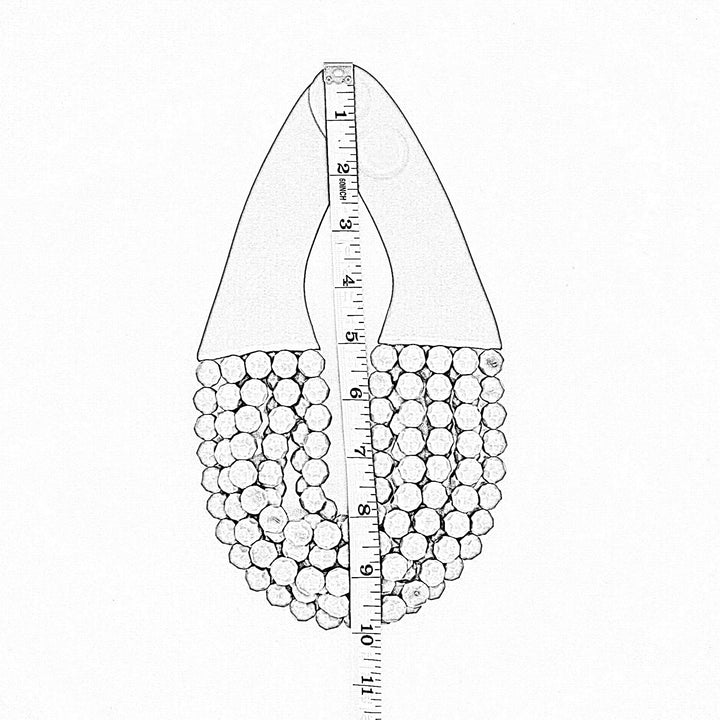 Gradated Bella  Tangerine Necklace