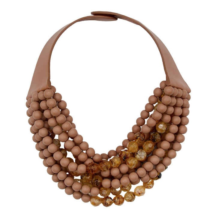 Marbella Tortoise Terracotta Necklace -  Fairchild Baldwin