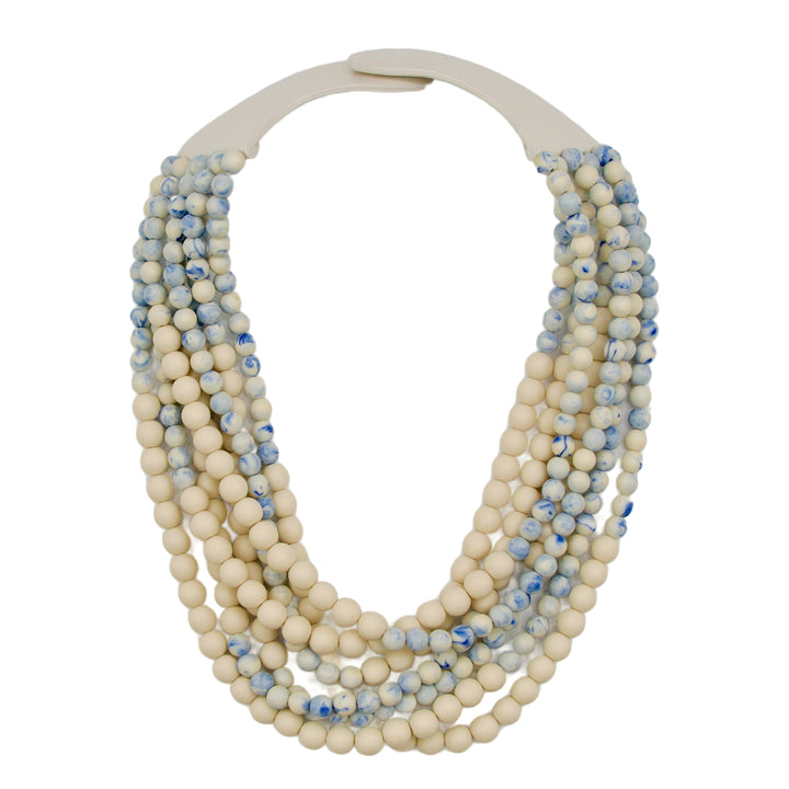 Helena Marble Blue Sky Necklace
