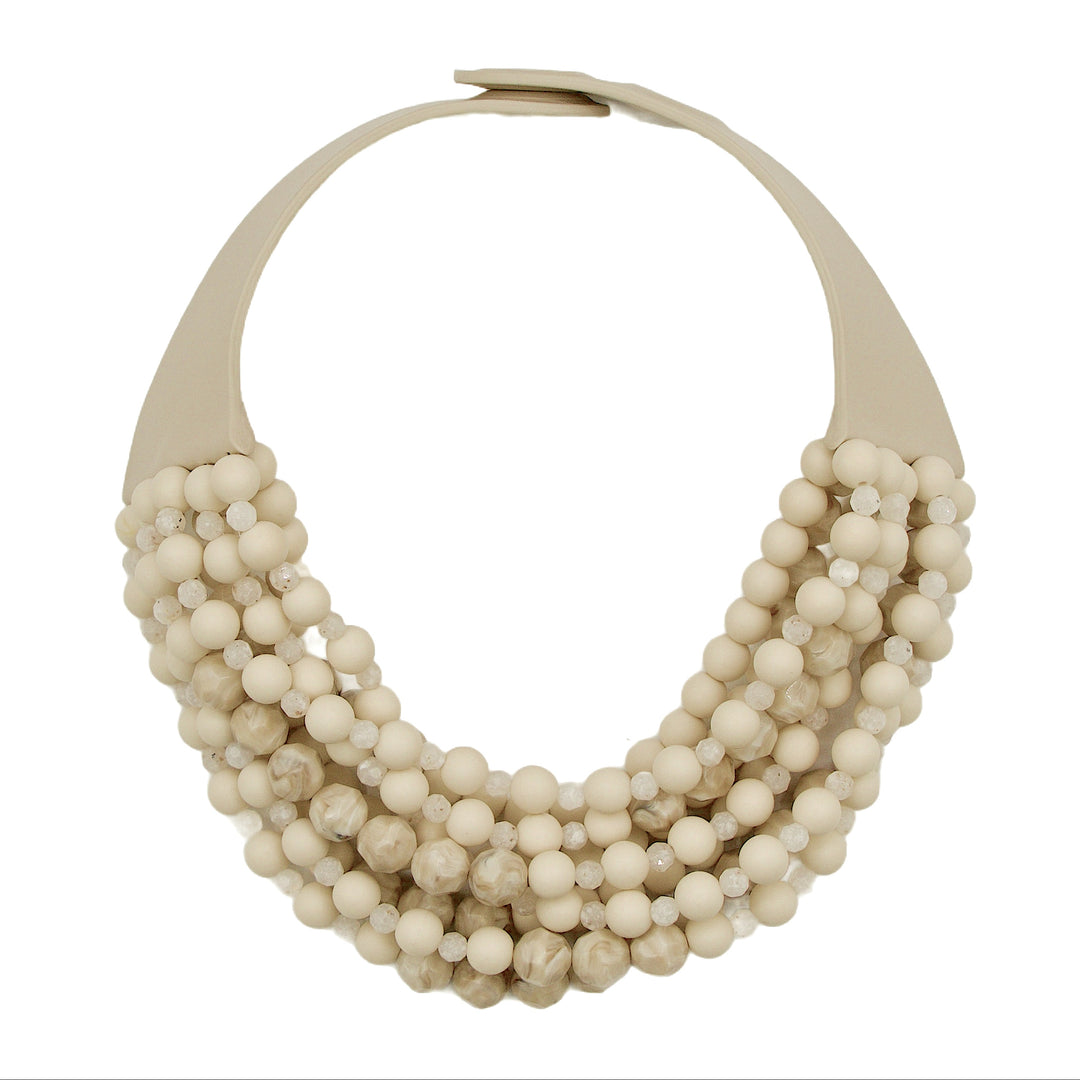 Chelsea Mineral Oatmeal Necklace -  Fairchild Baldwin