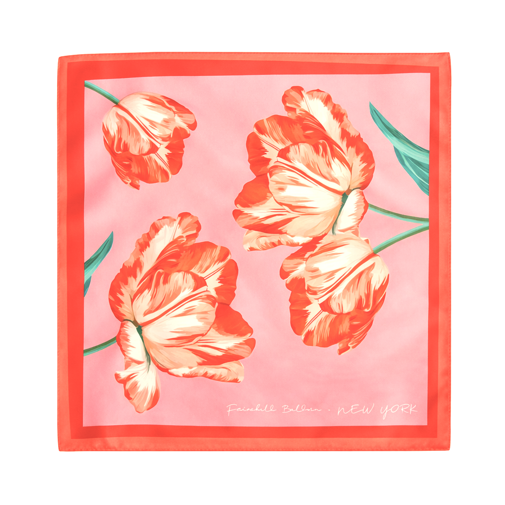 Pink Tulip Scarf -  Fairchild Baldwin