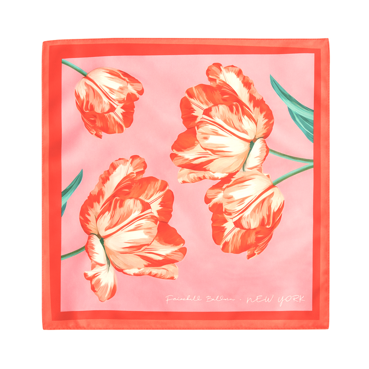 Pink Tulip Scarf -  Fairchild Baldwin