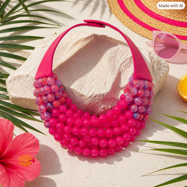Gradated Bella Cherry Blossom Necklace