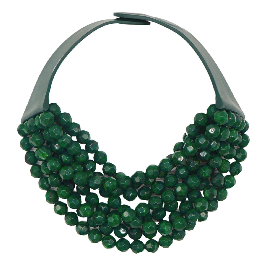 Bella Holiday Green Necklace