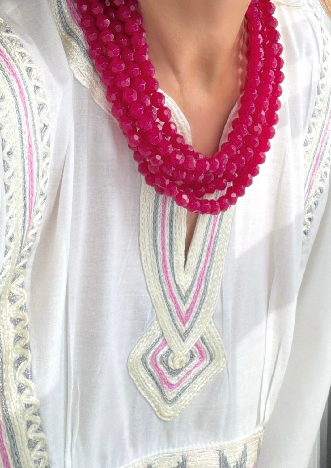 Helena Fuchsia Necklace