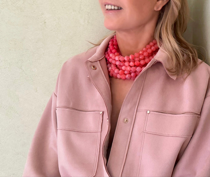 Bella Three Tone Gradated Sicily Coral Necklace