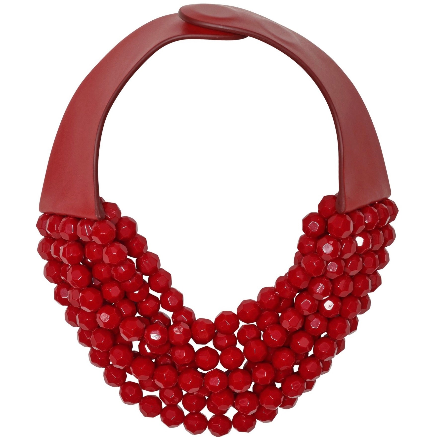 Lipstick Red Necklace