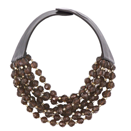 Luxe Bronze Shimmer Necklace