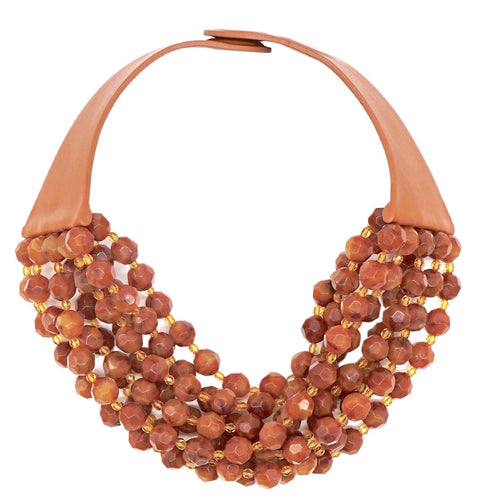 Luxe Autumn Rust Necklace