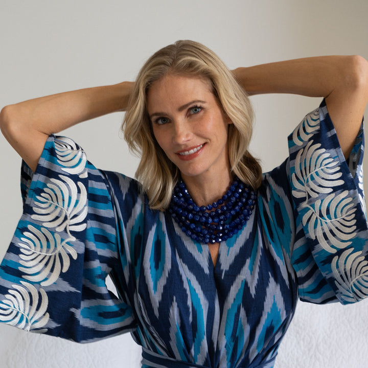 Bella Indigo Lapis Necklace -  Fairchild Baldwin