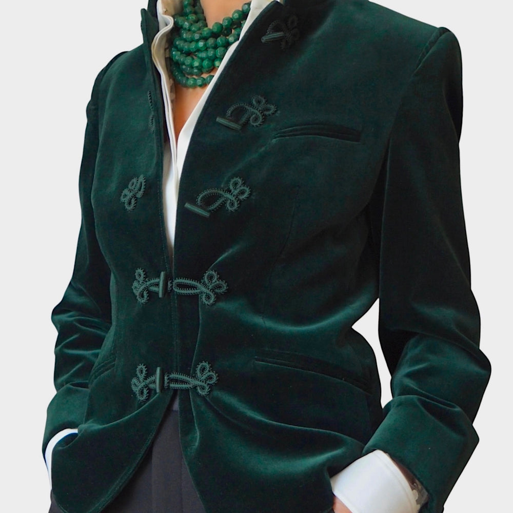 Bella Holiday Green Necklace -  Fairchild Baldwin