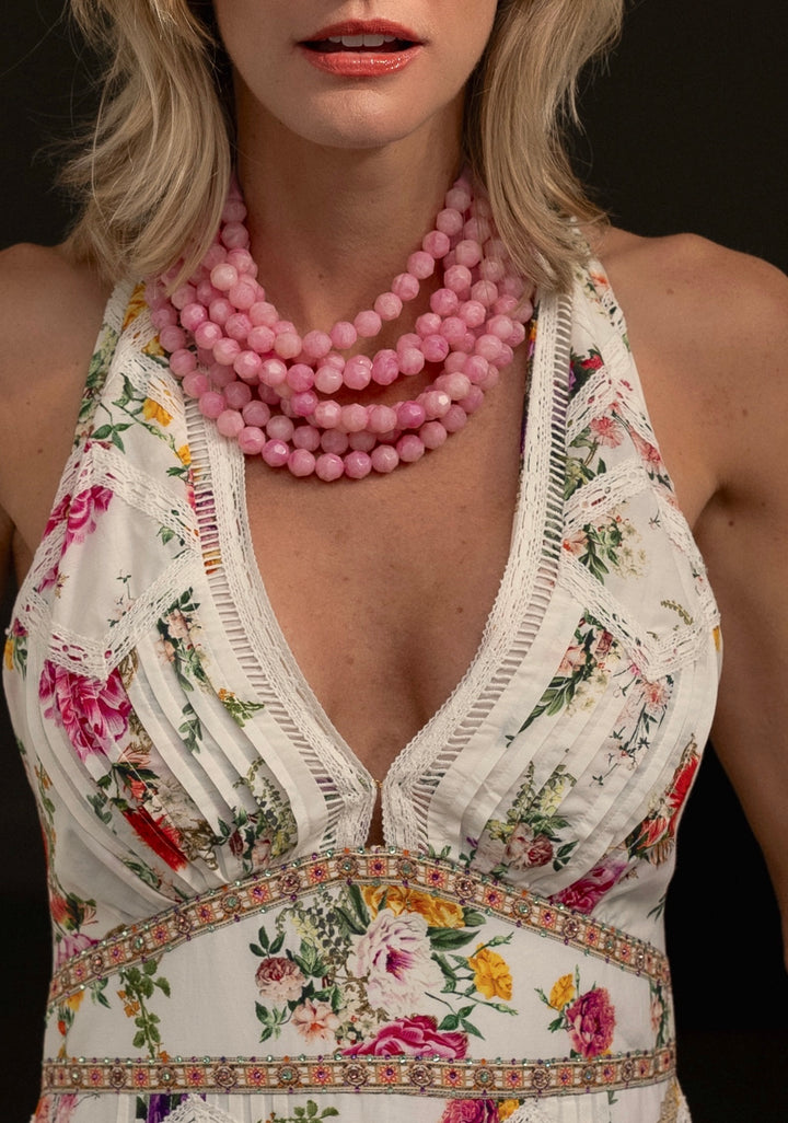 Bella Carnation Pink Necklace