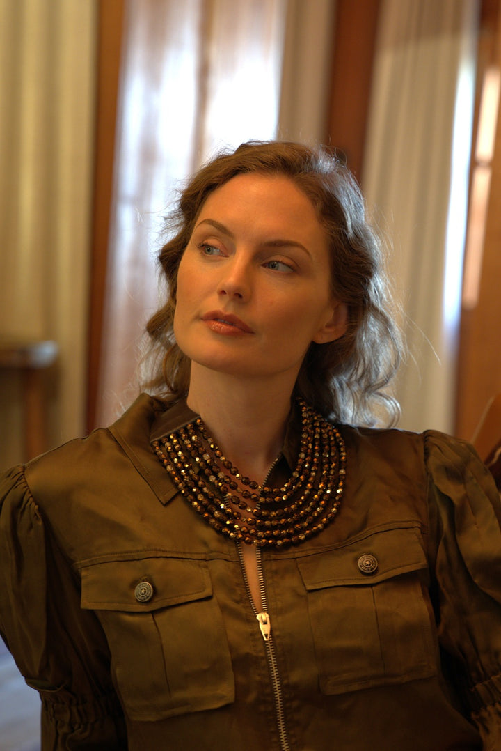 Eloisa Bronze Necklace